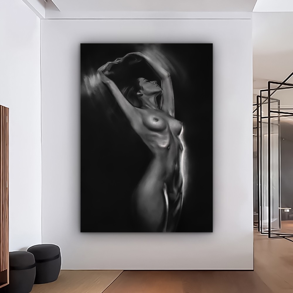 Erotic Nude Canvas, Sensual Art Print, Erotic Nudity Wall Art, Sexy Body  Decor, Sexy Wall Print, Nude Woman - Canvastation